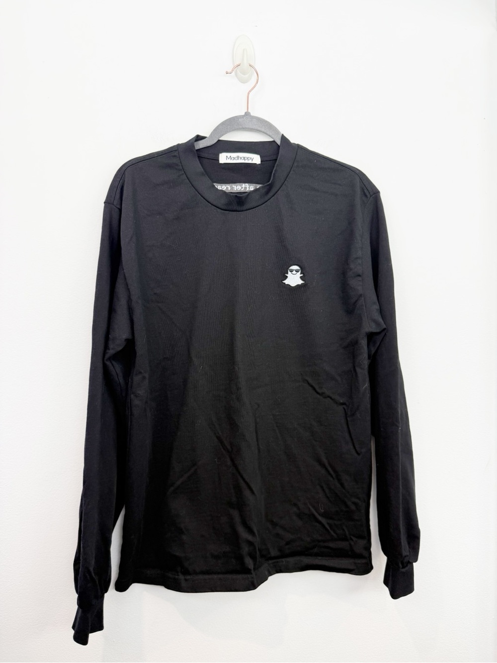 Madhappy x Snapchat Burn After Reading Black Long Sleeves Size Medium